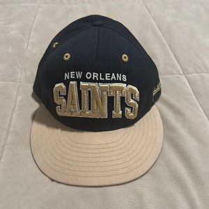 New Orleans Saints Fitted Mitchell & Ness Hat ⚜️